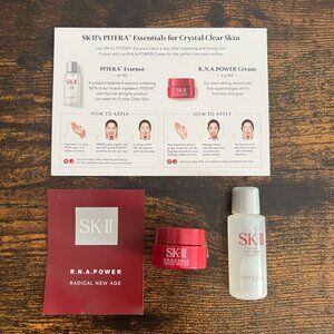SK-II Pitera Essence and R.N.A Power Cream Travel sizes